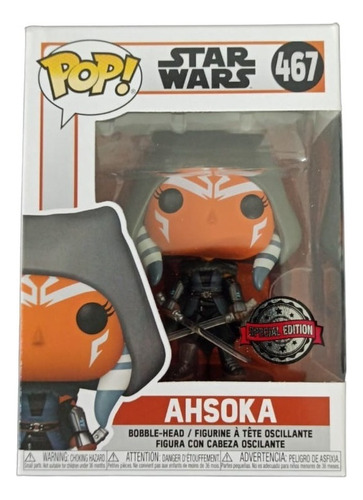 Muñeca Funko Pop Ahsoka 467 Light Saber Edición Especial