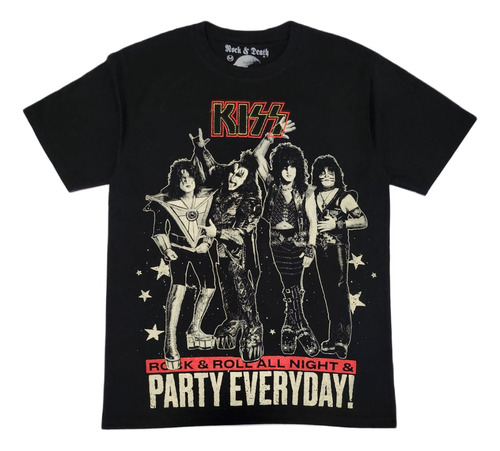 Playera Rock Kiss Party Everyday