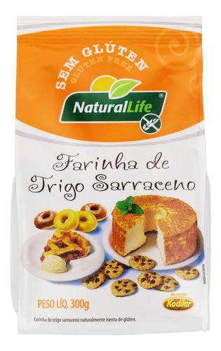 Farinha de Trigo Sarraceno Natural Life Pacote 300g