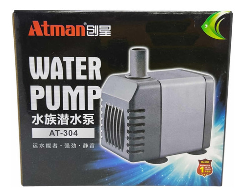 Atman At-304 800l/h 220v Bomba Submersa P/ Aquarios Fontes