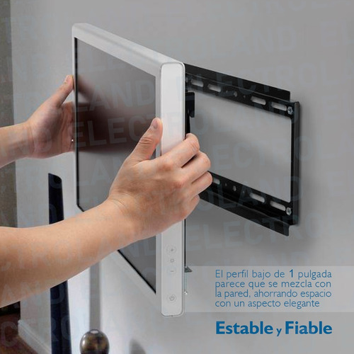 Imagen 4 de 5 de Soporte Electroland 14-42 de pared para TV/Monitor de 14" a 42" negro