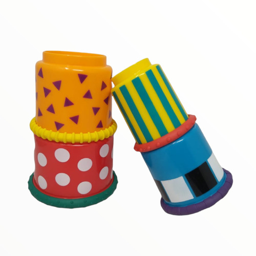 Juego De Vasos Logicos Didacticos Para Bebes Juguete Niños