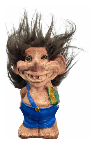 Troll Hombre Del Estudiante Para Buenas Calificaciones 18 Cm Azul
