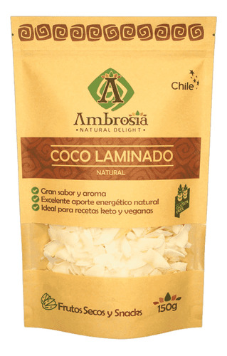 Ambrosia Coco Laminado Sin Gluten 150 G
