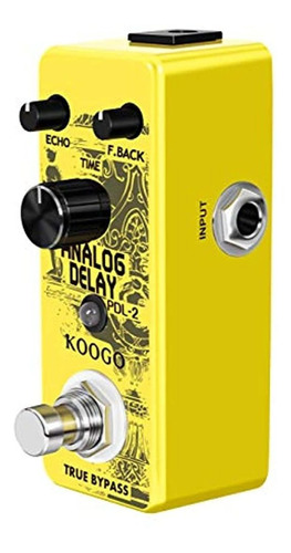 Koogo Analog Delay Pedal Delay Guitar Effect Pedal True Bypa