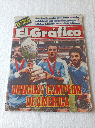 Revista El Gráfico Uruguay Campeón 1987