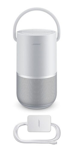 Imagen 3 de 7 de Parlante Bose Portable Smart Speaker portátil con bluetooth y wifi waterproof luxe silver