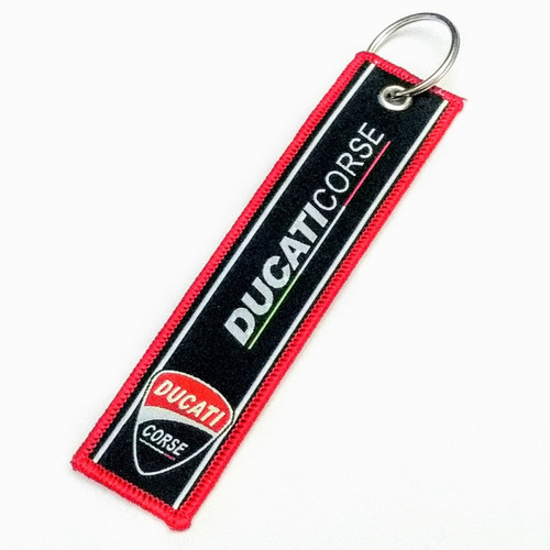 Imagem 7 de 9 de Meia Reservatório Óleo + Chaveiro Ducati Corse Capa Bordado