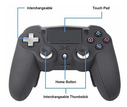 Mando Inalambrico Para Playstation 4 Marca Sades