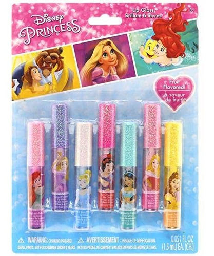 Juego De Brillo Labiales 7 Sabores Frutales Townley Princess