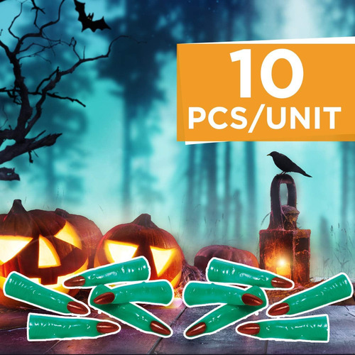 Accesorio Para Halloween Amscan Plastic Witch Finger, Color