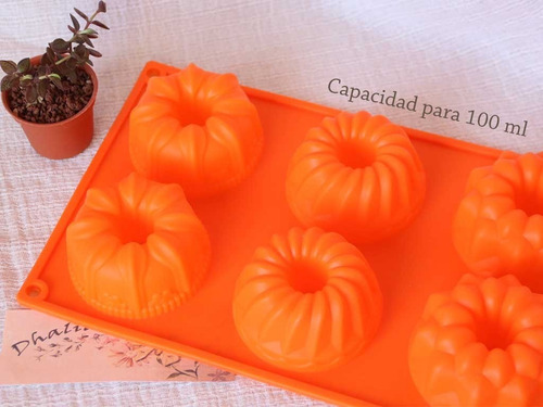 Molde Silicon Tres Roscas - Gelatina Repostería