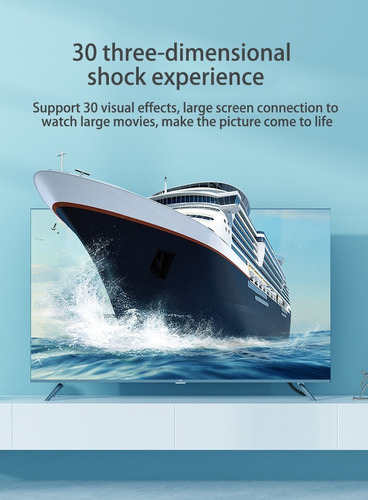 Imagen 6 de 9 de Cable 1.5 Metros Hdmi A Hdmi Reforzado Full Hd 4k