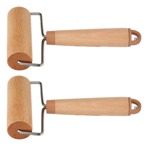Rodillo Para Masa, 2 Rodillos Pequeños, Rotación De 360 Grad