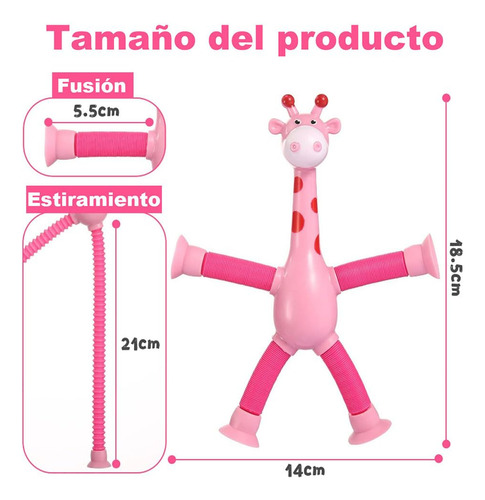 4 Mini Ttubos Sensoriales,pop Tube Sensor Fidget Toy Para