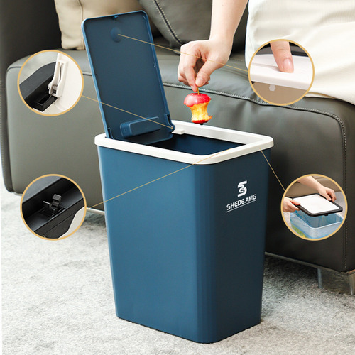 Cubo De Basura Para Baño Cubo De Basura Con Tapa Cubo De Bas