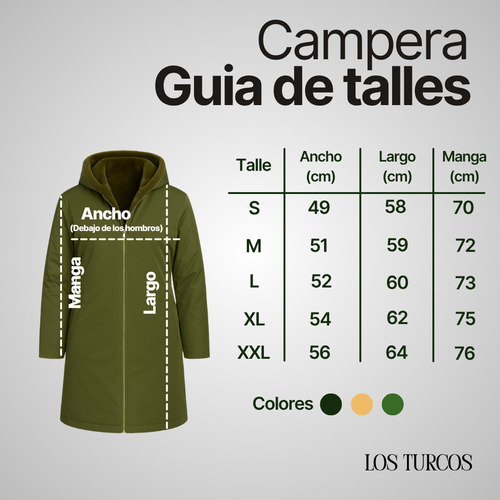 Campera Parka Mujer Con Piel Reversible Abrigada Premium