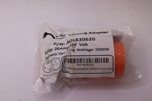 Ac Works Compact Locking Adapter 20a 250v Adl630620 Jjc