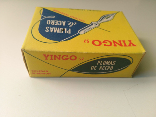 100 Plumas Yingo 57 Acero Caligrafia S/uso Lote De 2 Cajas 