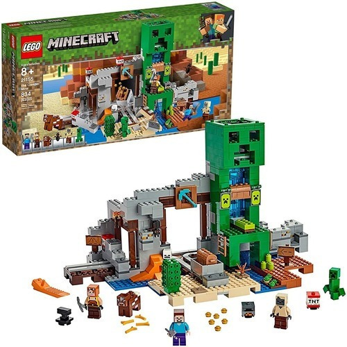 Set de construcción Lego Minecraft 21155 834 piezas en caja