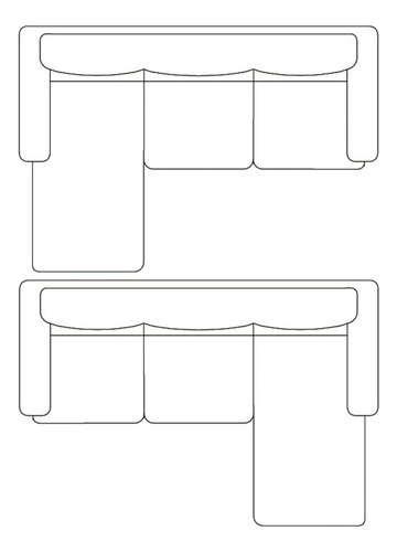 Sofá Composable 3 Plazas De Cuero Artificial Blanco
