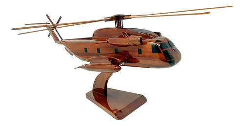 Ch53 Sea Stallion Helicoptero Modelo Madera
