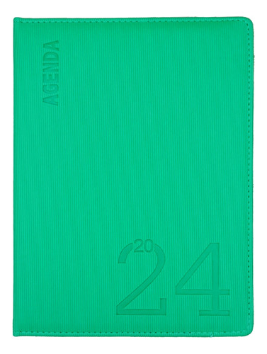 Agenda Elegante 2024 Textura Linea Díaxdía Tamaño 14,5x21cm