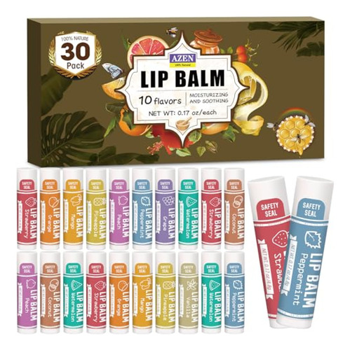 Balsamo Labial  Paquete De 30 Bálsamo Labial, Bálsamo Labial