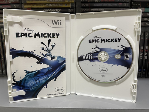 Epic Mickey Nintendo Wii Game Physical Media Game Top