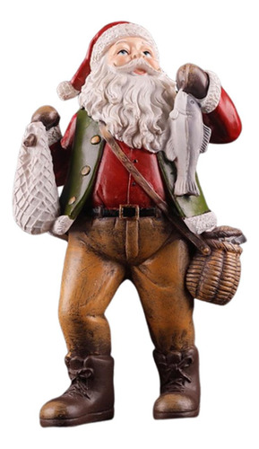Figura De Papá Noel Para Decoración Navideña, Adorno