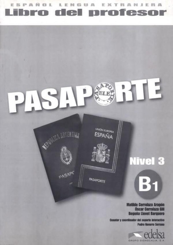 Pasaporte 3 - Libro Del Profesor B1