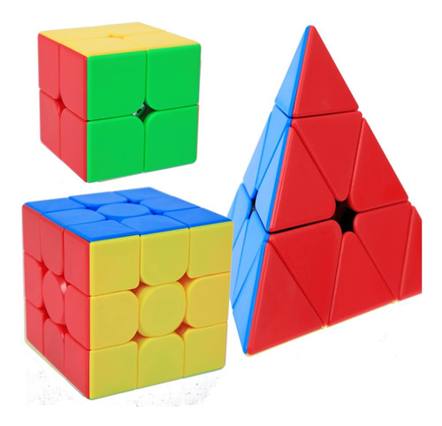 Juego De Cubo De Velocidad, Cubo Mgico, Paquete De 3 Unidade