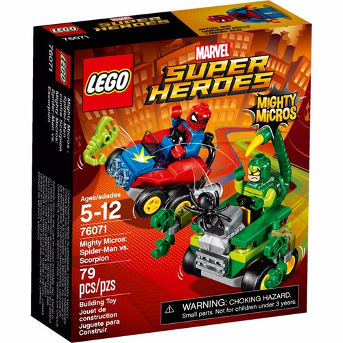 Lego 76071 Super Heroes Hombre Araña Vs Scorpion Mundomanias