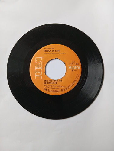 Vinilo Single De Nicola Di Bari Mi Corazón Es Gitano (ac98 (Usado)