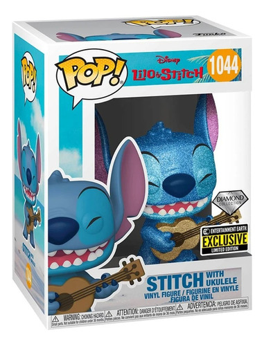 Funko Pop Disney Lilo & Stitch - Stitch W/ukulele Dglt  1044