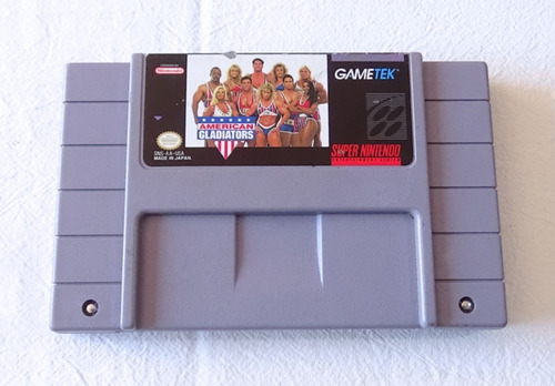 American Gladiators Juego Original Super Nintendo Snes 1993 