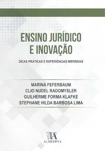 Ensino Jurídico E Inovação, De Lima Barbosa. Editora Almedina Em Português