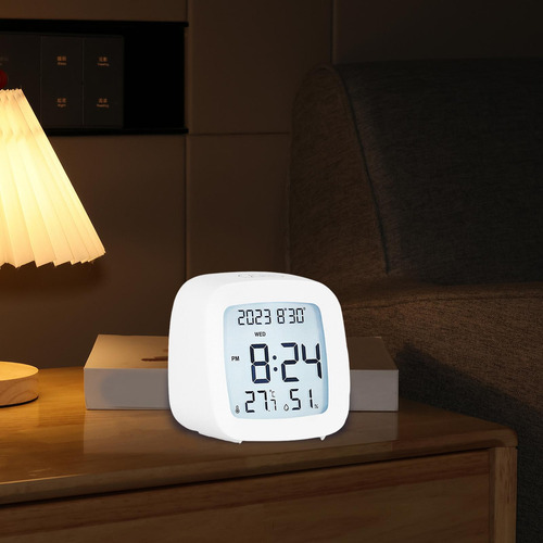 Pequeño Reloj Despertador Digital, Reloj De Noche