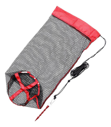 Bolsa De Pescado Portátil De Nylon, Bolsa De Malla De Pescad
