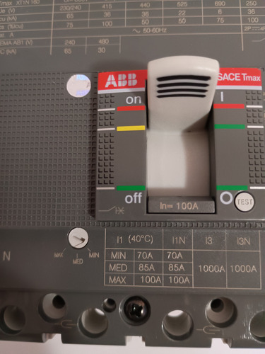 Interruptor Automatico 4p 100a 36ka Ref 1sda067424r1 Abb