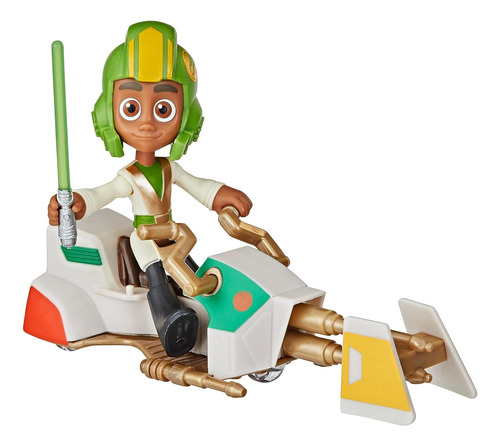 Star Wars Young Jedi Adventures - Kai Brightstar Con Speeder