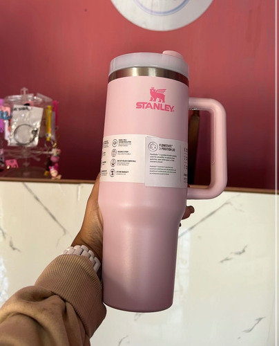 Vaso Termo Stanley Quencher 40oz Acero Inoxidable Rosa Rosa Claro