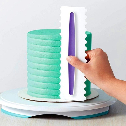 Set De Scraper Plásticos 3 Piezas 22cm Repostería