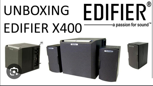 Parlantes Para Pc Edifier X400 Subwoofer 2.1 Madera  Nuevos 