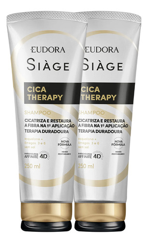 Kit Eudora Siàge Cica Therapy Shampoo Extra (2 Unidades)