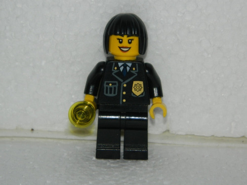 Minifigura Lego Oficial De Policia Mujer 7498