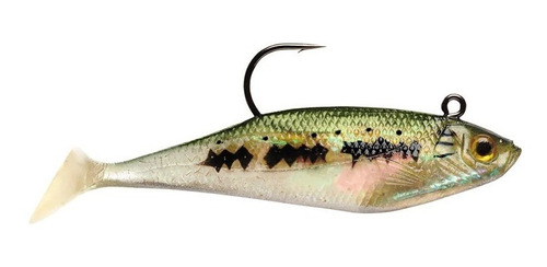 3 Pack Señuelo Goma Storm Wildeye Swim Shad 3  Pesca Robalo