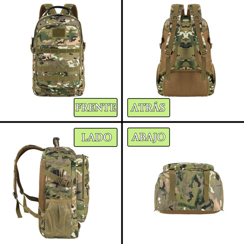 Mochila Táctica Militar Impermeable Multifunción Senderismo