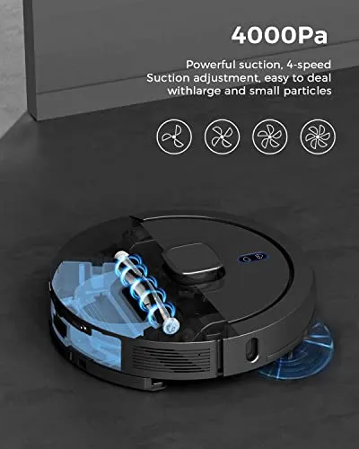 Combinación De Robot Aspirador Y Trapeador Loniko G3 Con Vac