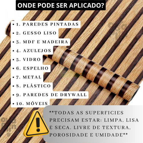 Adesivo Decorativo Papel De Parede Ripas Zara Geométrico 10m Cor Ripado 02